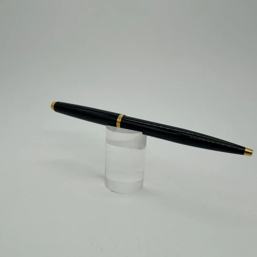 Parker Insignia Ballpoint Pen‎ Slim Black Gold Trim Twist Executive Writing
